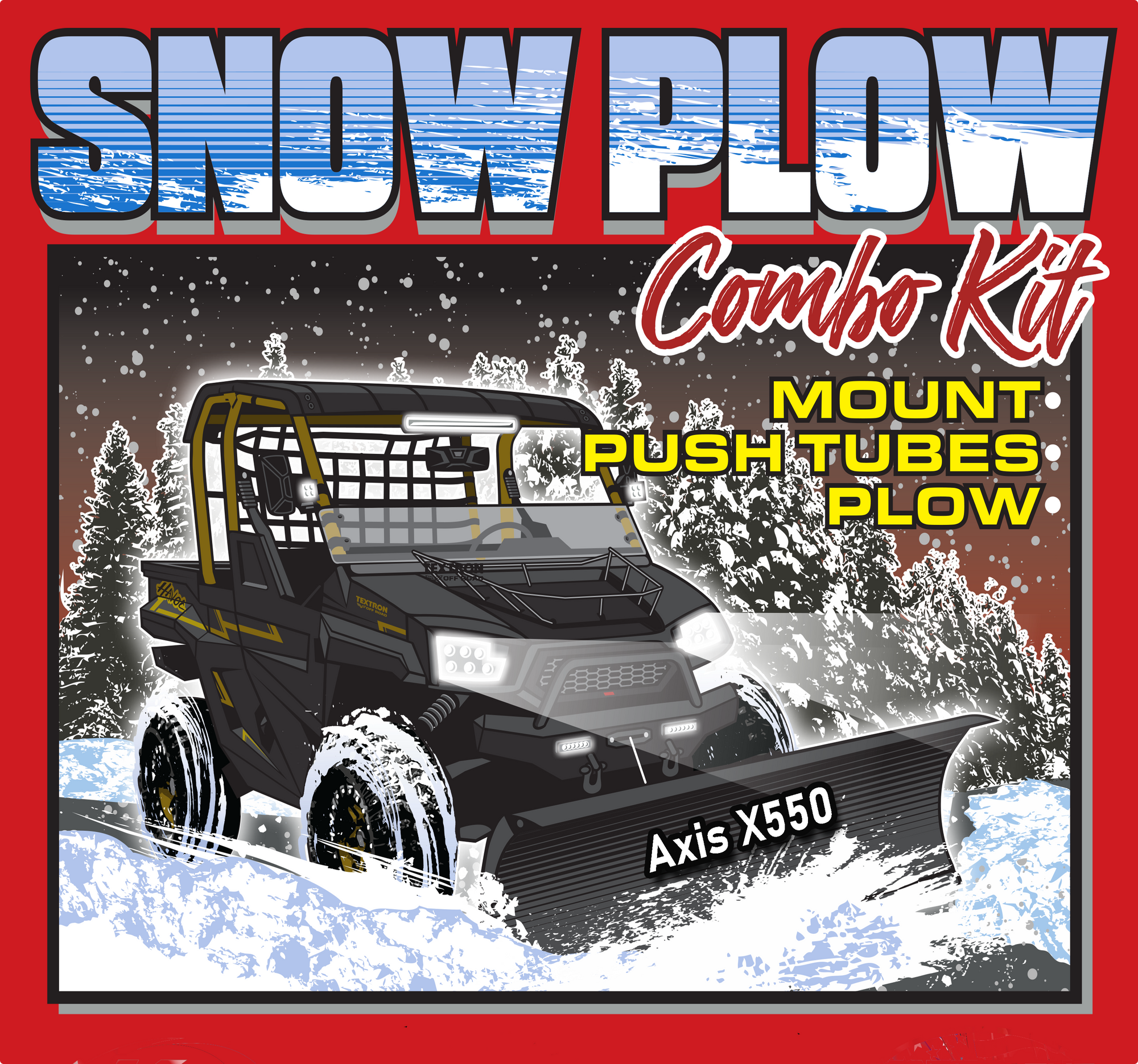 Axis X550 -  Snow Plow Mount 459-6670