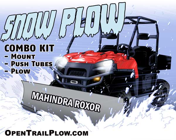 Snow plow kit for Mahindra Roxor 