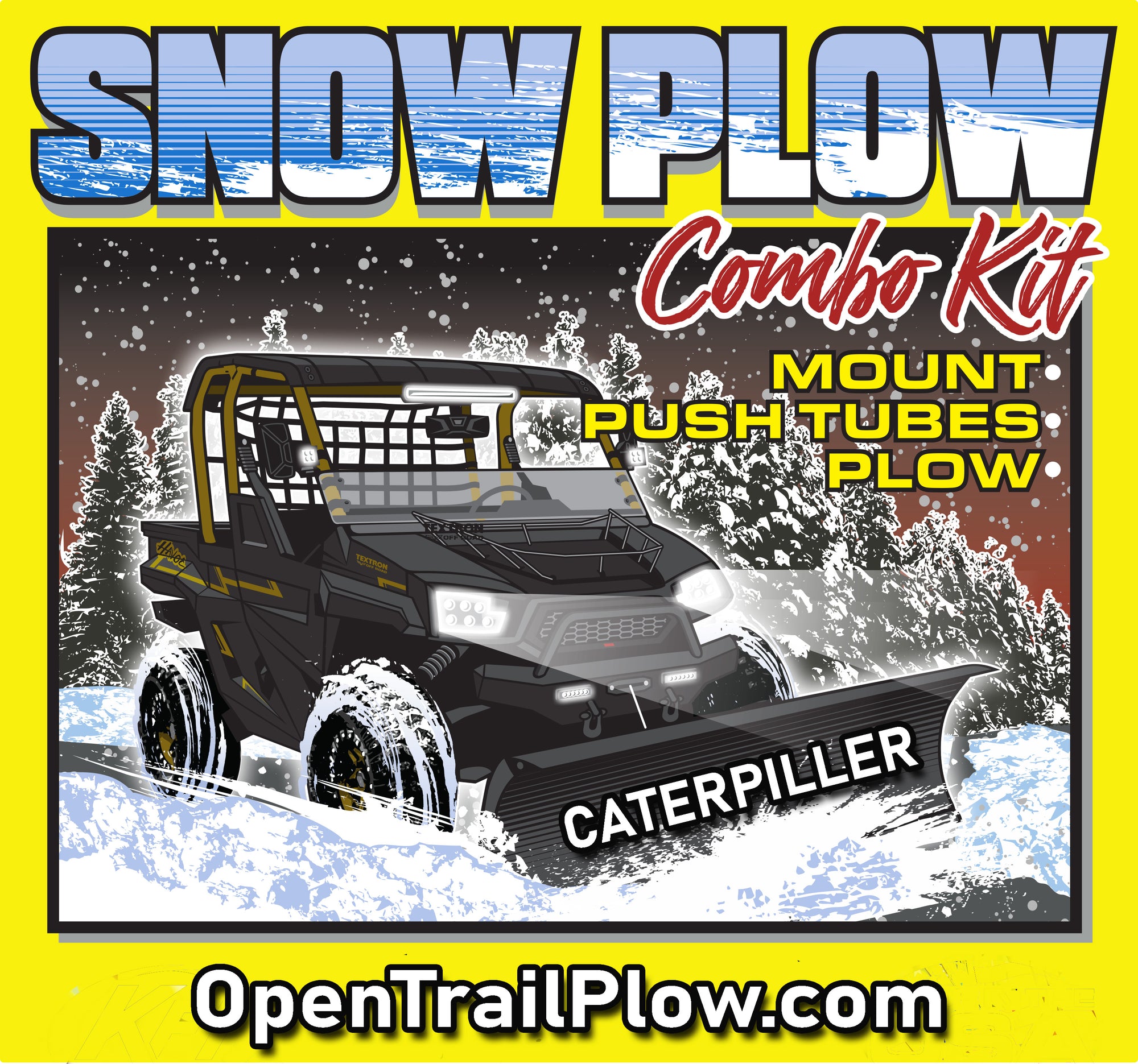 Caterpillar CUV102 D / CUV105 D - ALL Years - Plow Mount 459-6000