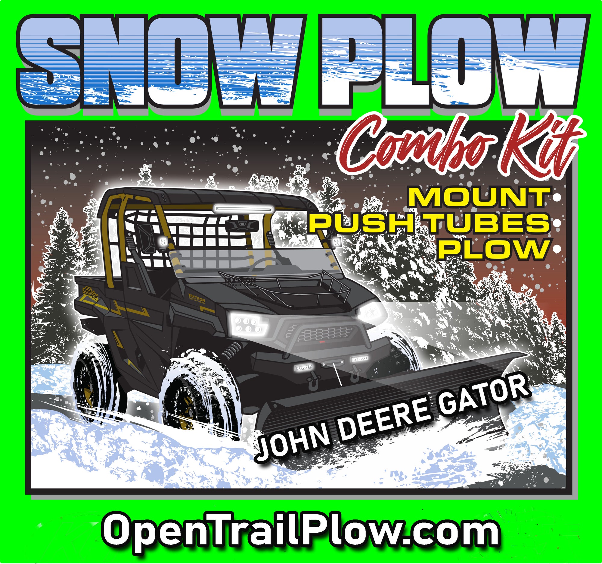JOHN DEERE Gator HPX 815E - Plow Mount 459-5395