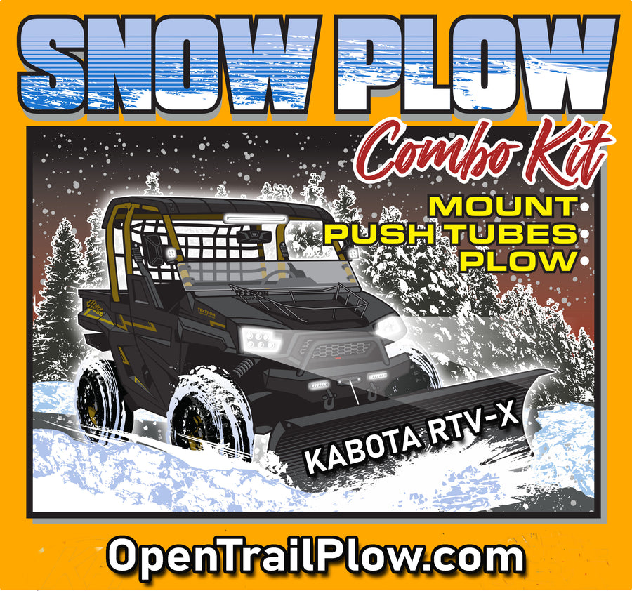 KUBOTA RTV-X Series (900, 1100C, 1120D) Current Years KFI Snow Plow Package