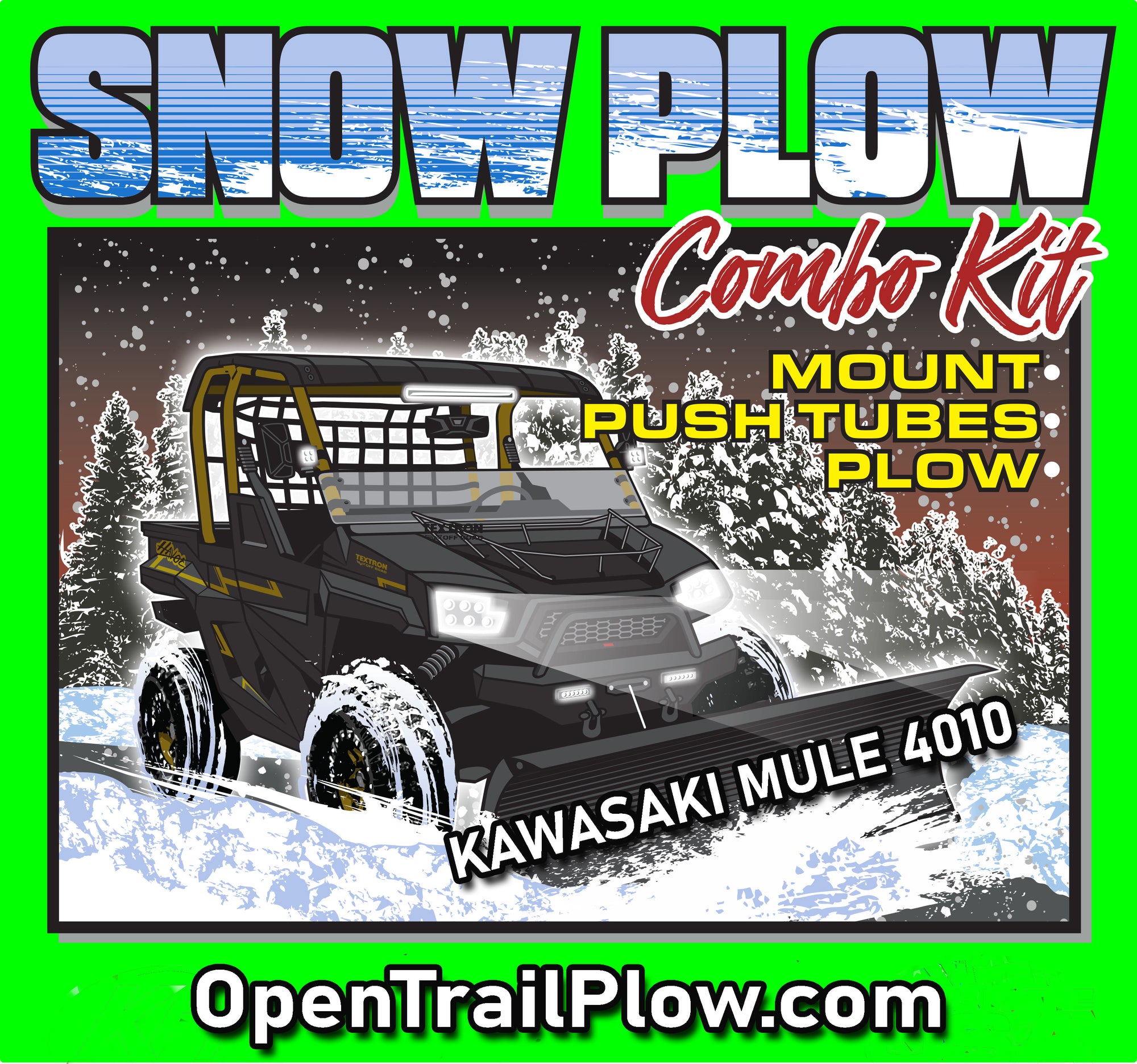 KAWASAKI UTV 4010 Mule 4x4 2009-2023