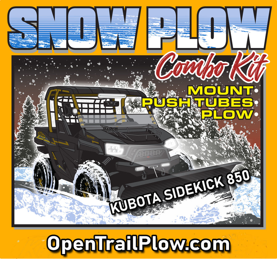 KUBOTA Sidekick 850 Current Years - Snow Plow Package 459-6025