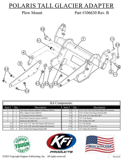 Swift-Latch™ Adapter 106630 Instruction part 1