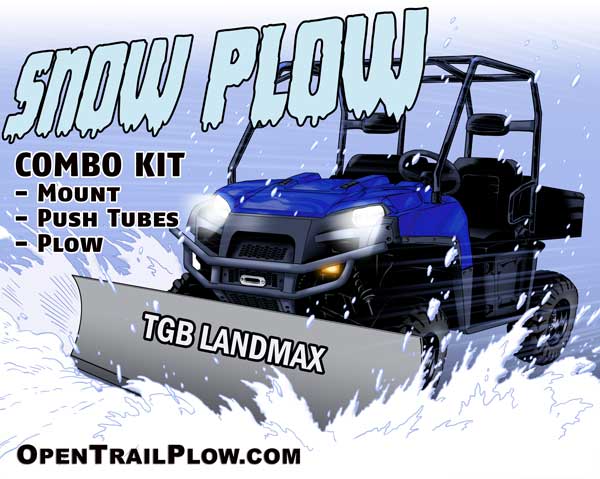 Snow plow kit for TGB Landmax