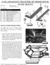 John Deere 500 Trail Buck / 650 Trail Buck - 2004-2005 ATV    KFI Plow Mount 105195