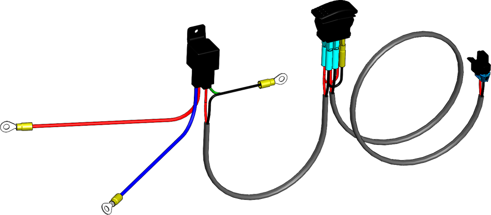 KFI Hydraulic Actuator Turning Kit for UTV Plows